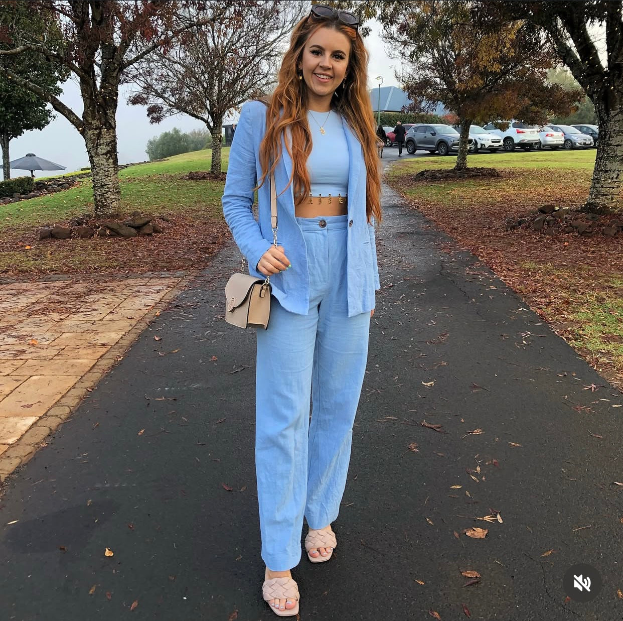 Kaizen Krop Top Baby Bleu