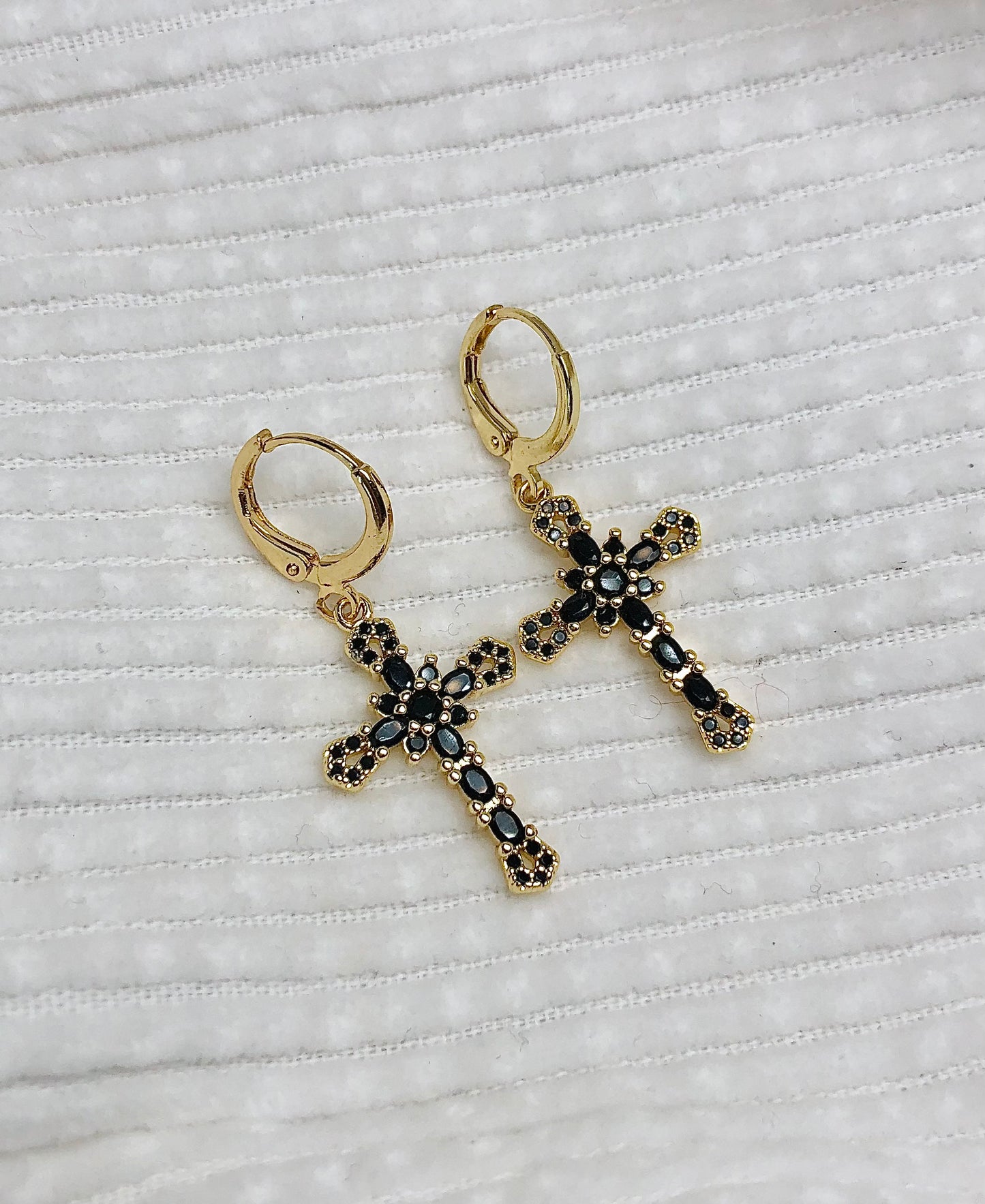 Santorini Cross Earrings