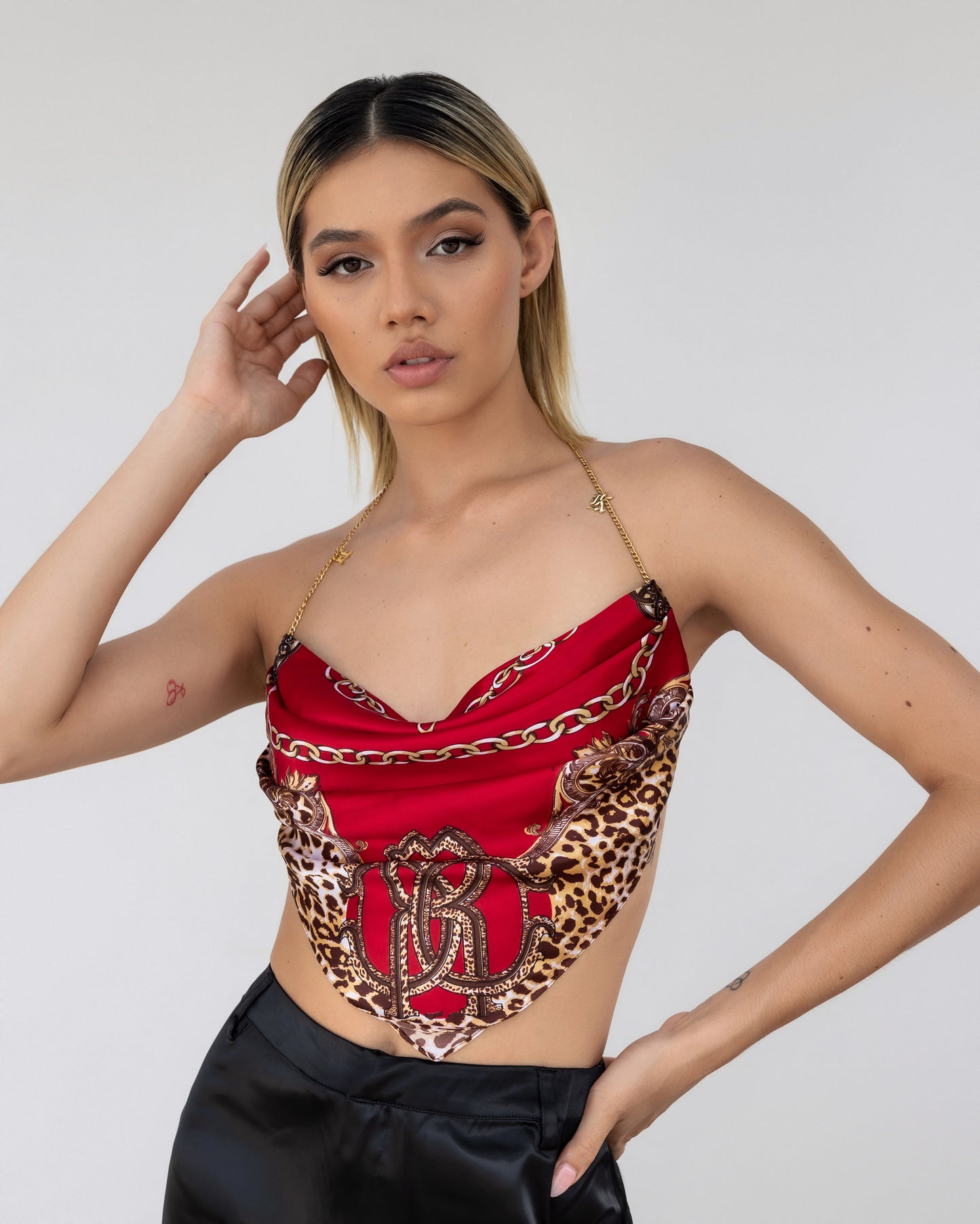 Rouge Poise Halter Top Set