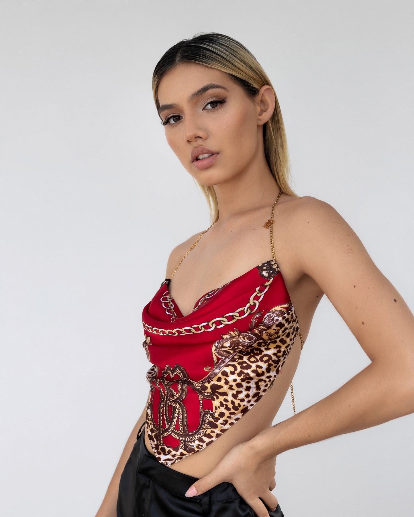 Rouge Poise Halter Top Set