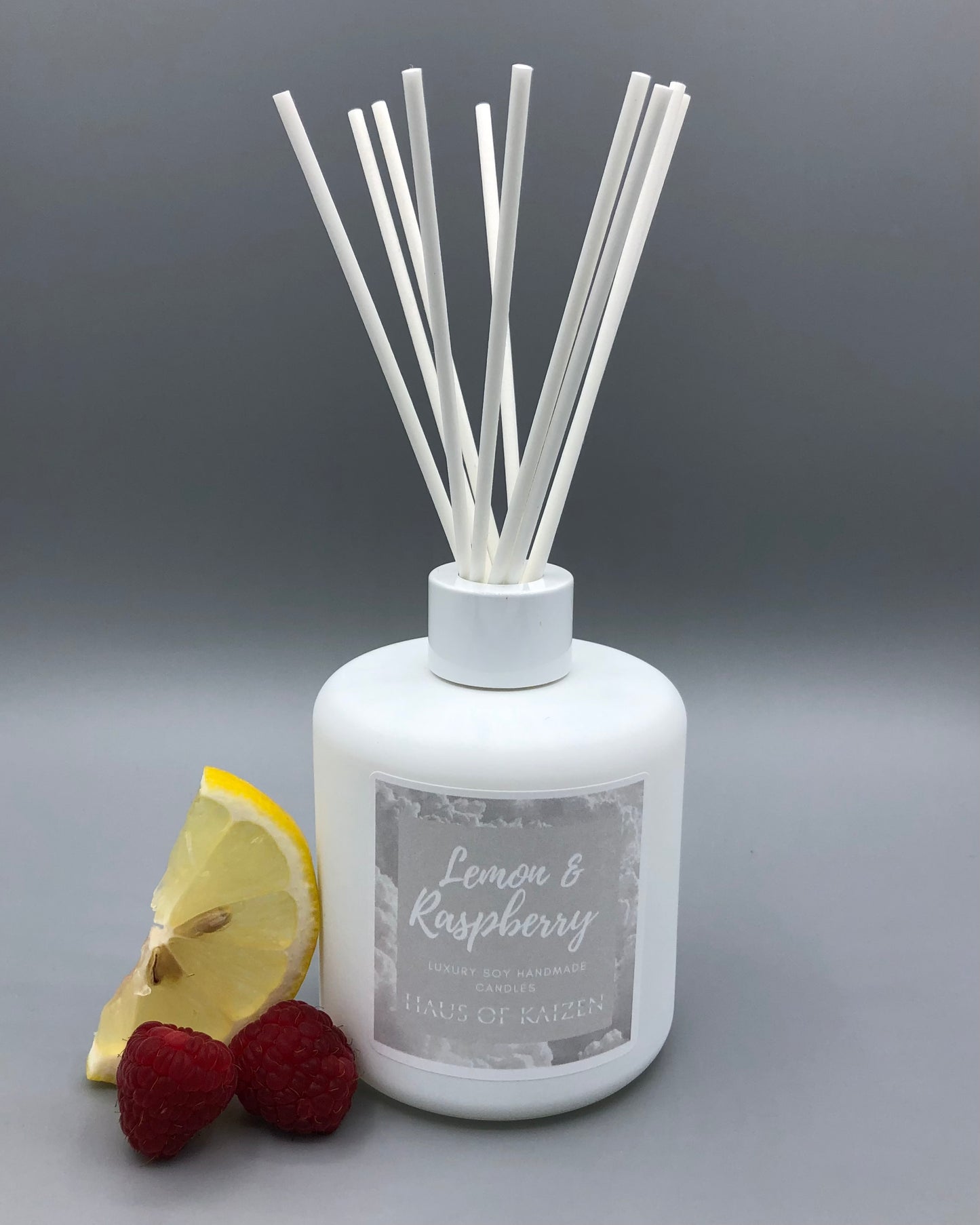 Lemon & Raspberry Scented Fragrance Reed Diffuser