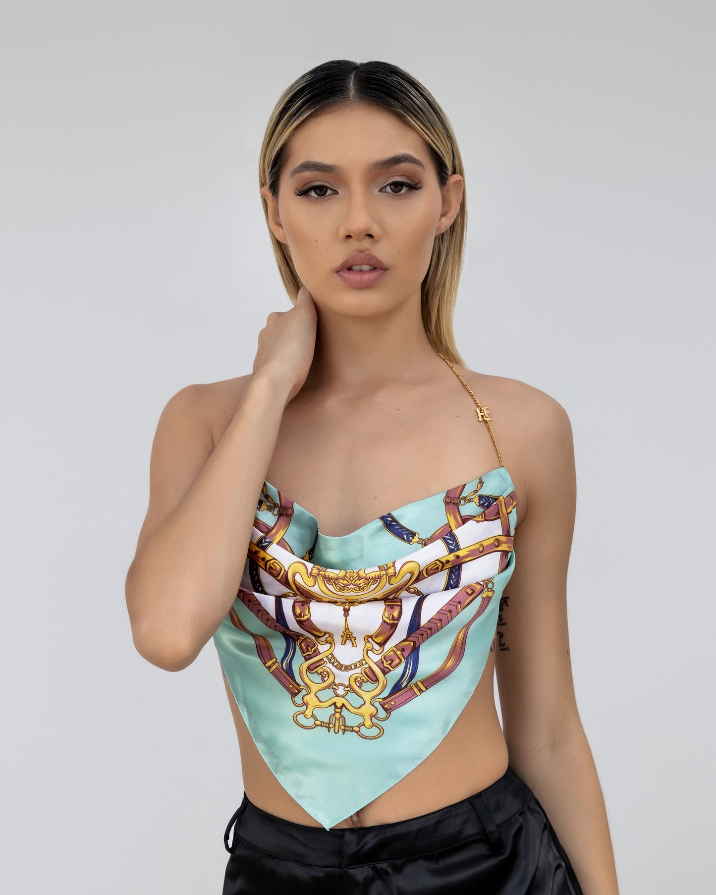 Turchese Poise Halter Top Set - LIMITED EDITION